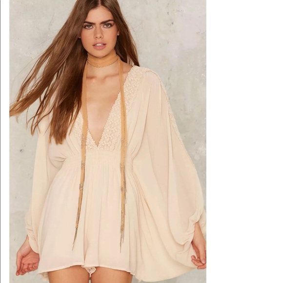 The original Nasty gal crochet boho romper-offers welcome! - Picture 6 of 7